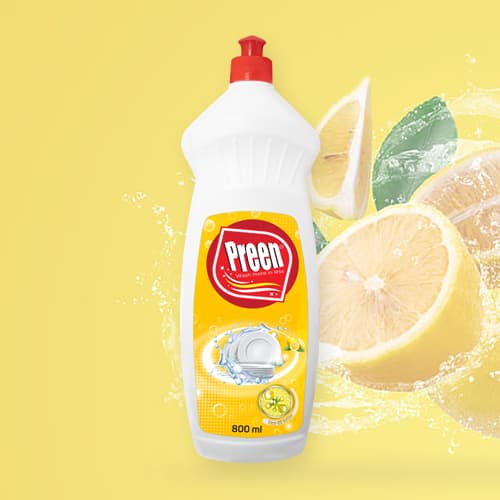 Lemon Freshness: Preen Dish Wash Liquid